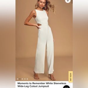 EUC Lulu’s White Jumpsuit